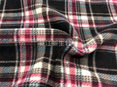  搖粒絨印花復合布